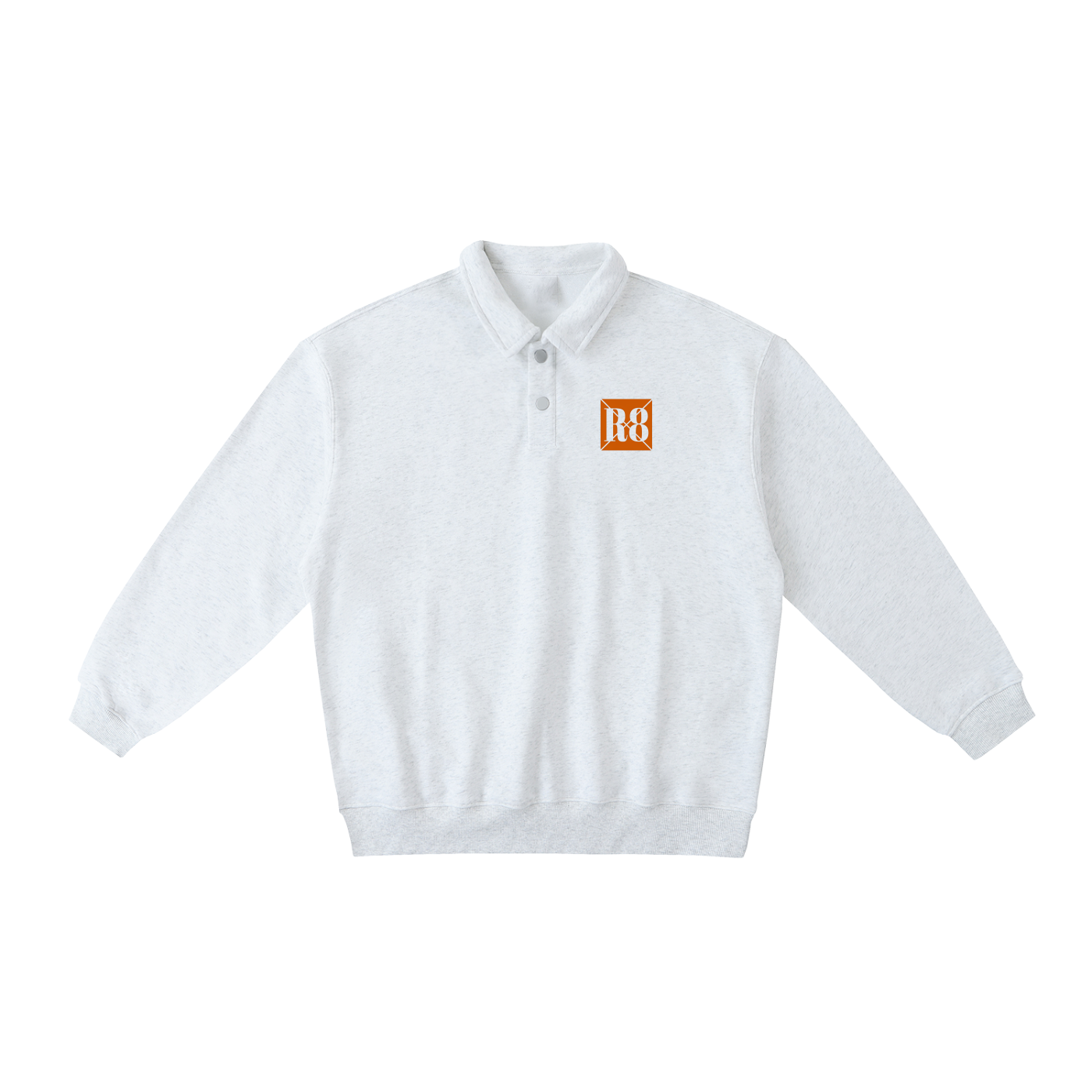 Heavyweight Polo-Collar Sweatshirt