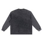 Snow Washed Frayed Edge longsleeve T-Shirt