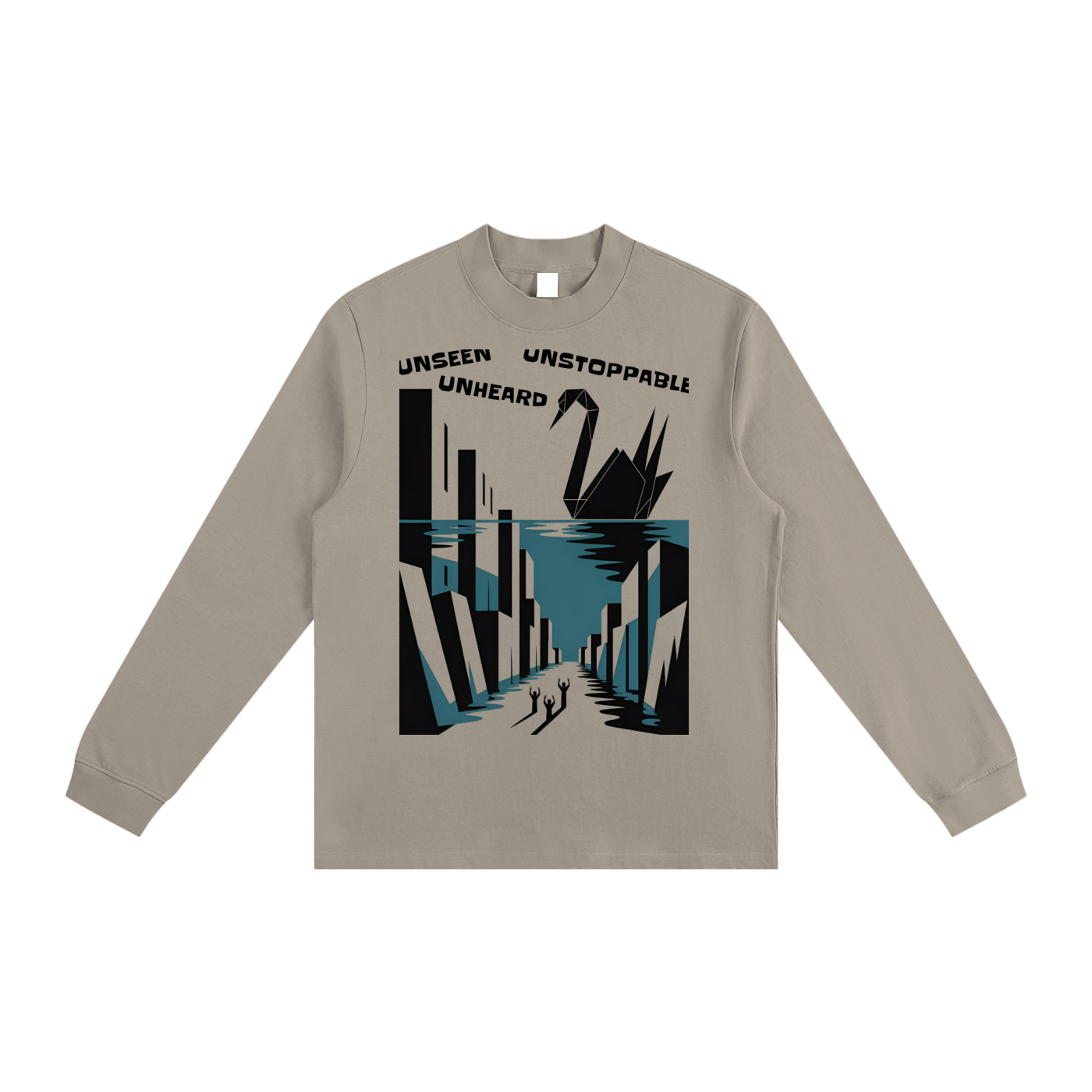 Essential Non-Shrink Mock Neck Sweatshirt