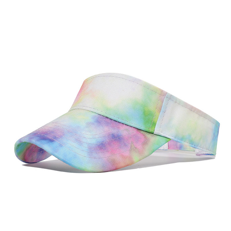 New Tie-dye Baseball Cap Men's And Women's Sun-shield Hats Wild Graffiti Hat