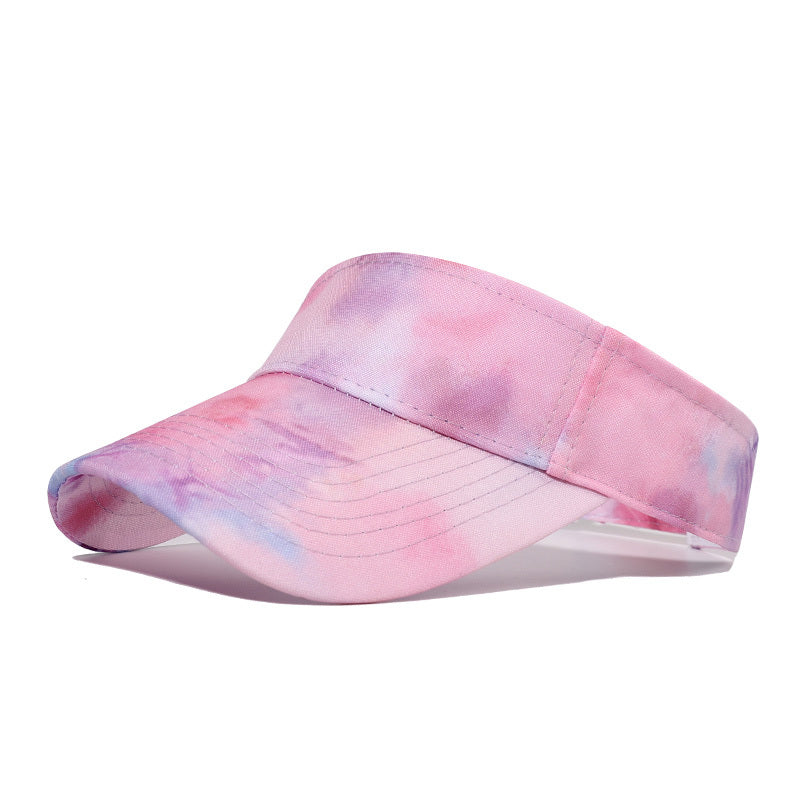 New Tie-dye Baseball Cap Men's And Women's Sun-shield Hats Wild Graffiti Hat