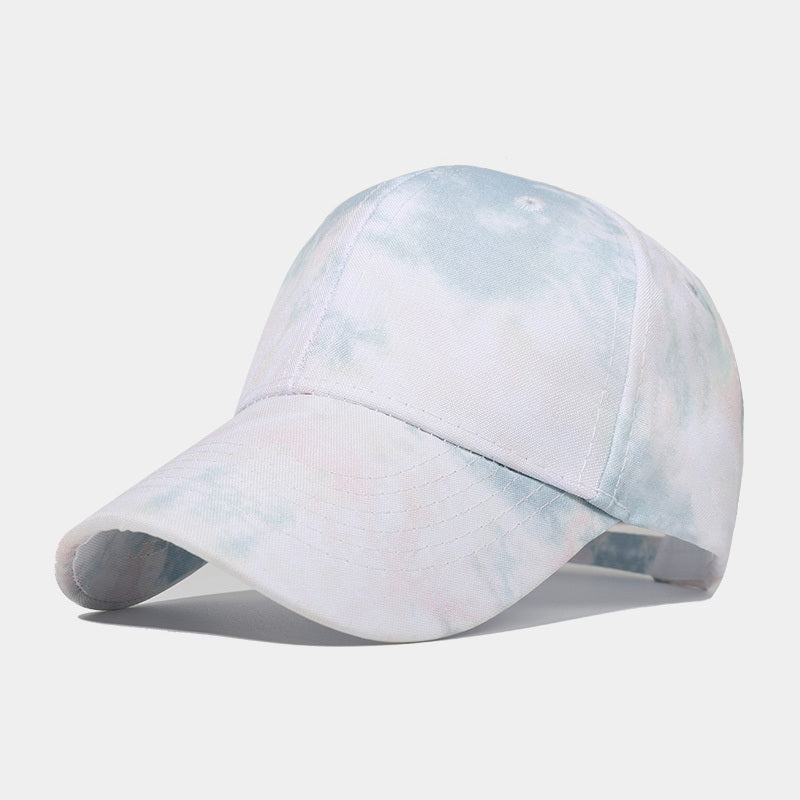 New Tie-dye Baseball Cap Men's And Women's Sun-shield Hats Wild Graffiti Hat