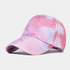 New Tie-dye Baseball Cap Men's And Women's Sun-shield Hats Wild Graffiti Hat