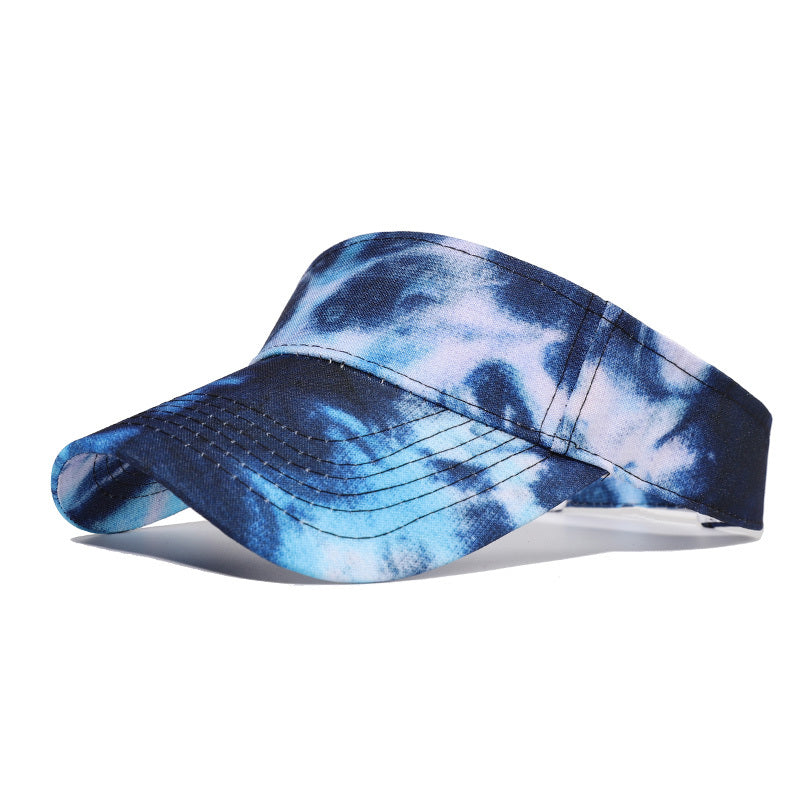 New Tie-dye Baseball Cap Men's And Women's Sun-shield Hats Wild Graffiti Hat