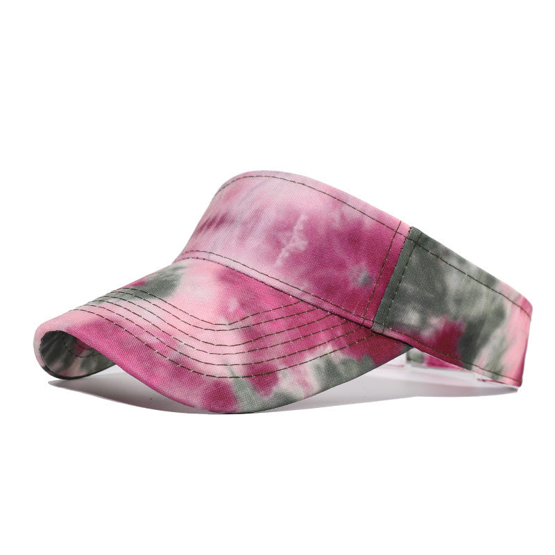 New Tie-dye Baseball Cap Men's And Women's Sun-shield Hats Wild Graffiti Hat