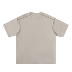 Oversized Contrast-Stitched Cotton Tee