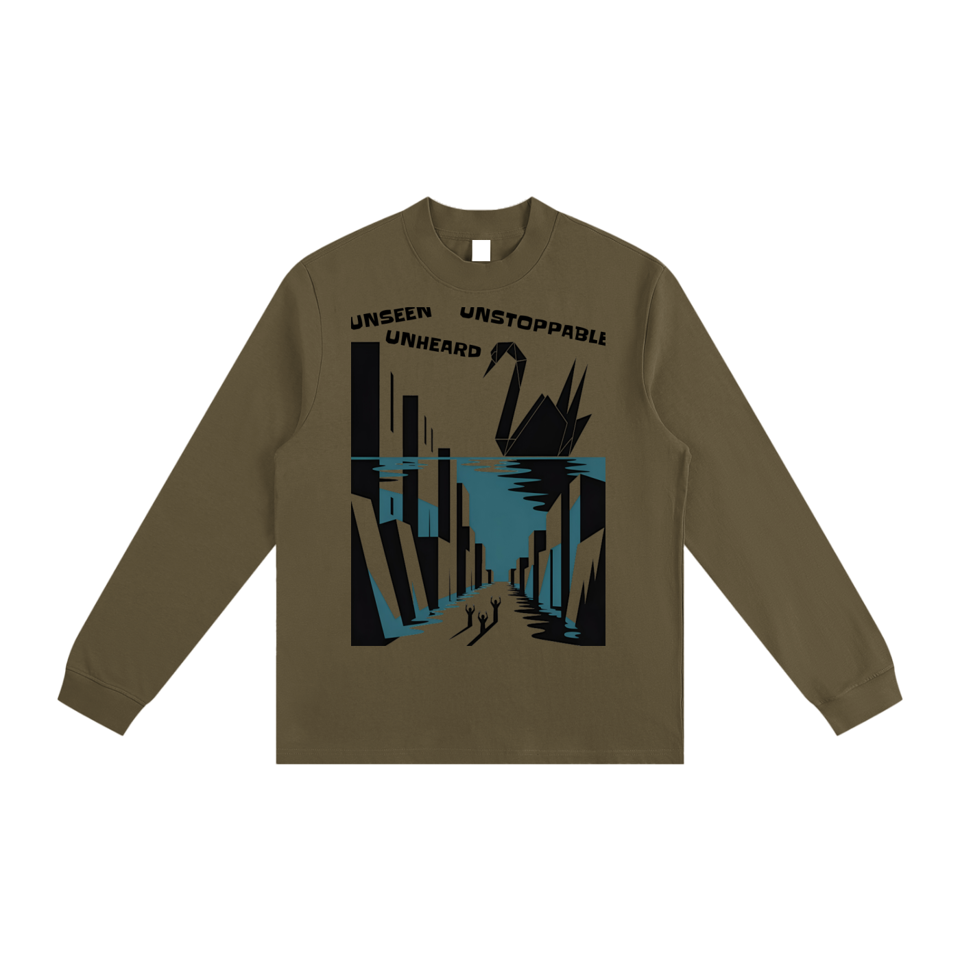 Essential Non-Shrink Mock Neck Sweatshirt