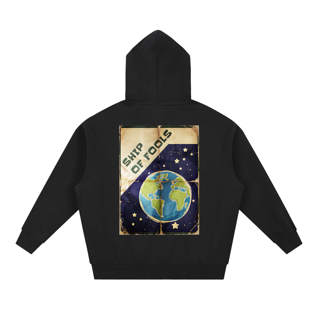 Essential Oversized Boxy Fit Fleece Hoodie