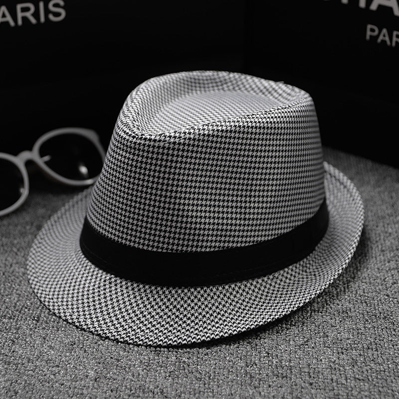 Sun Hats For Men Houndstooth style