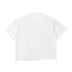 Snow Wash Raw-Hem Boxy T-shirt