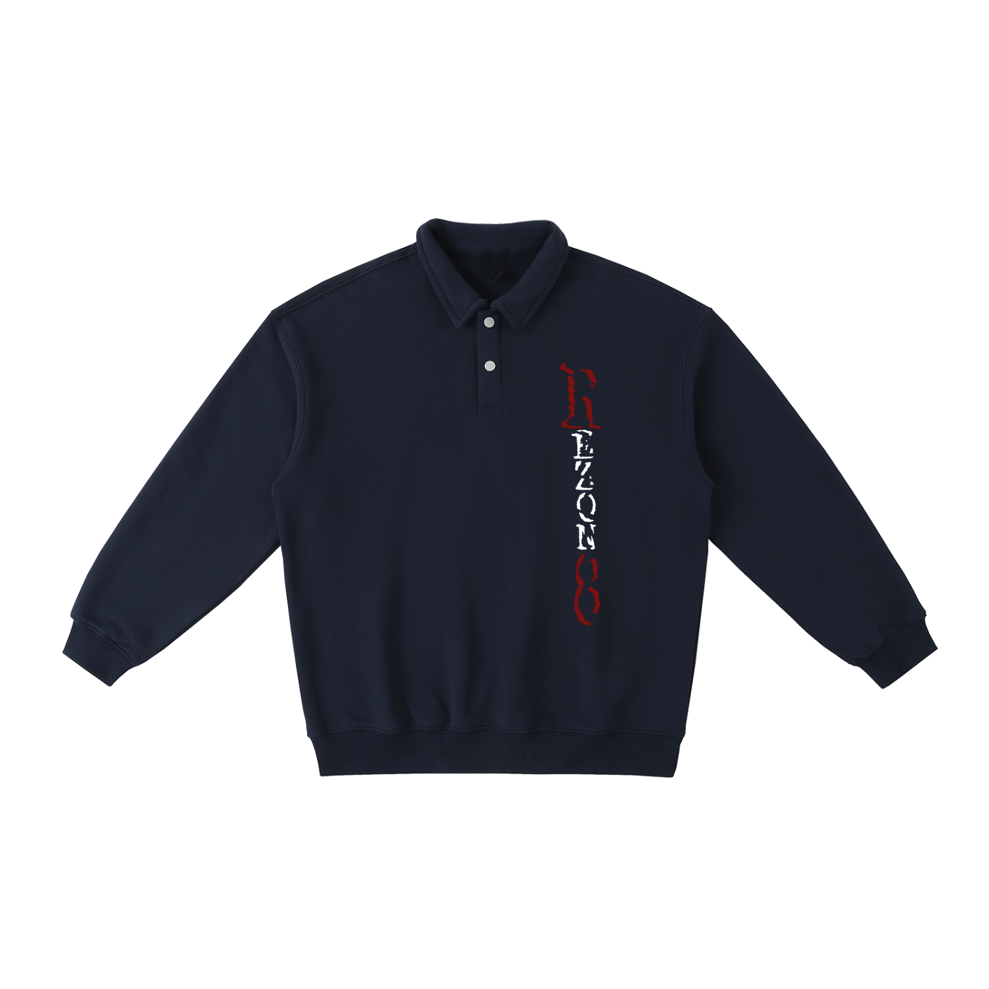 Heavyweight Polo-Collar Sweatshirt