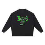 Knitted Round Neck Oversize Sweatshirt