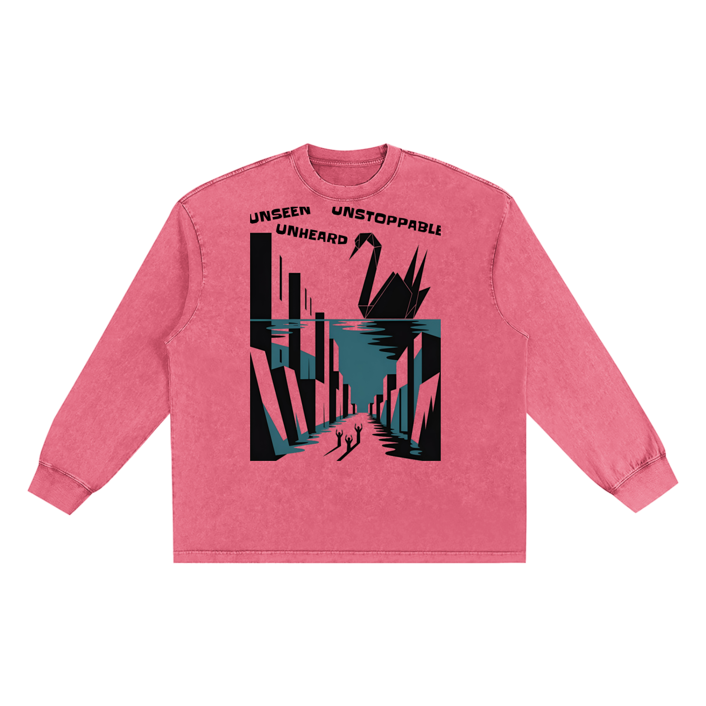 Snow Washed Frayed Edge T-Shirt