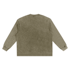 Snow Washed Frayed Edge longsleeve T-Shirt