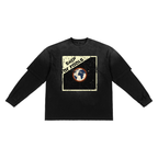 Sunfade Hand-Frayed Faux Two-Piece T-Shirt