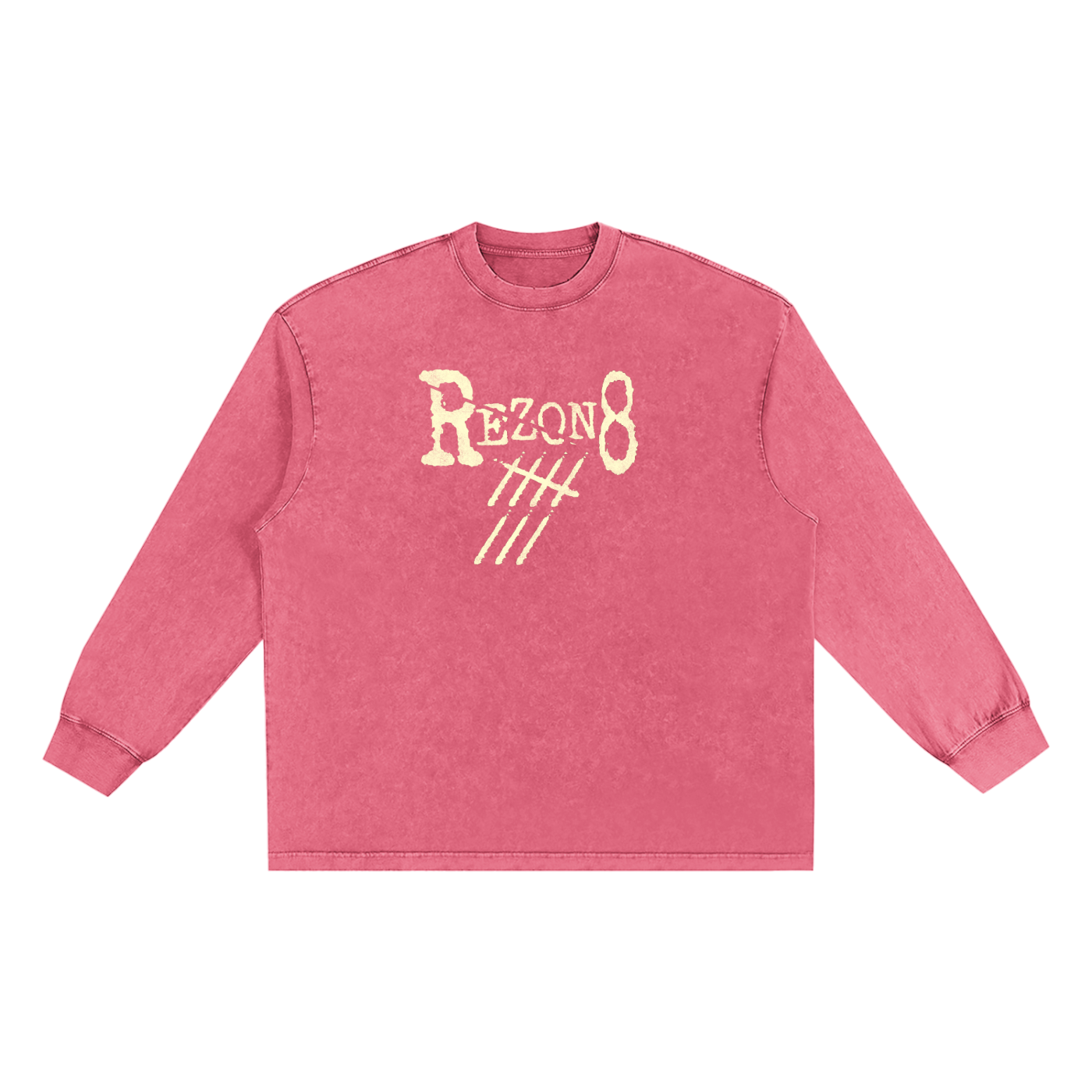 Snow Washed Frayed Edge T-Shirt