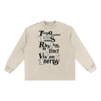 Snow Washed Frayed Edge longsleeve T-Shirt