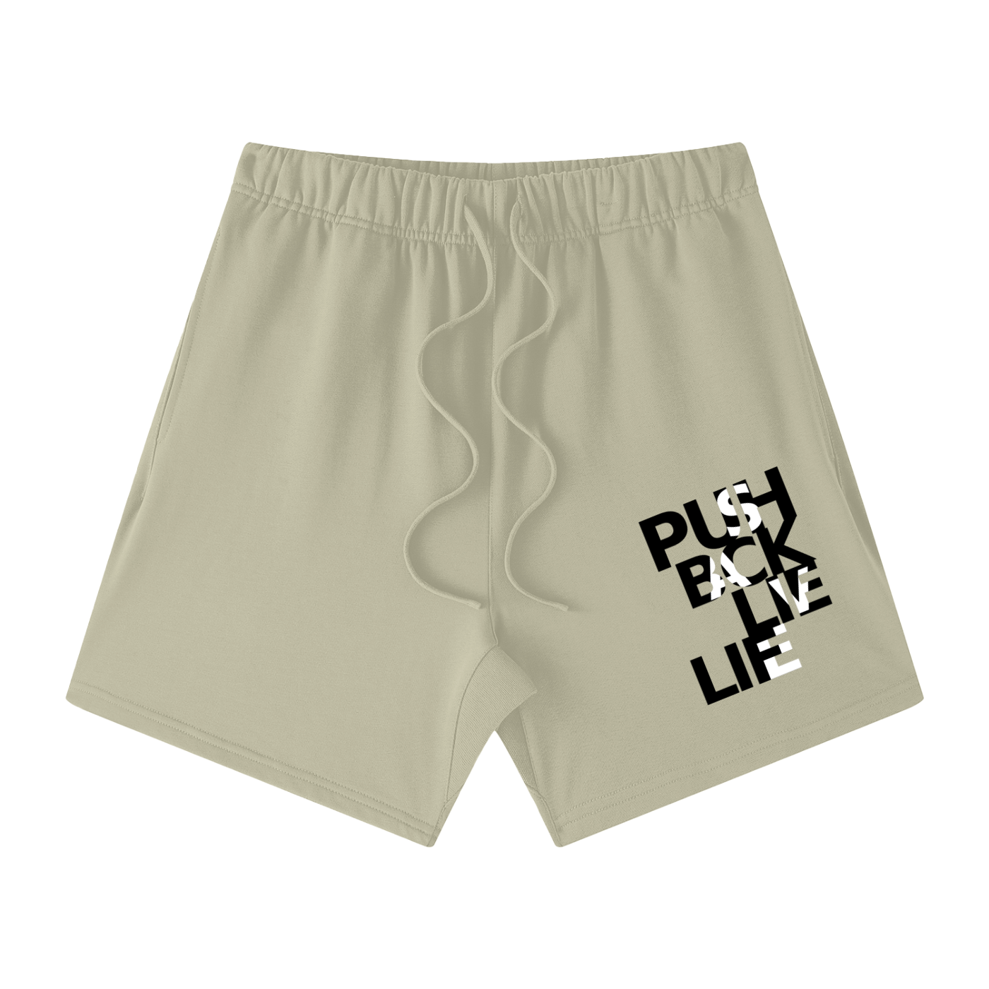 Unisex Earth Tone Loose Fit Cotton Shorts