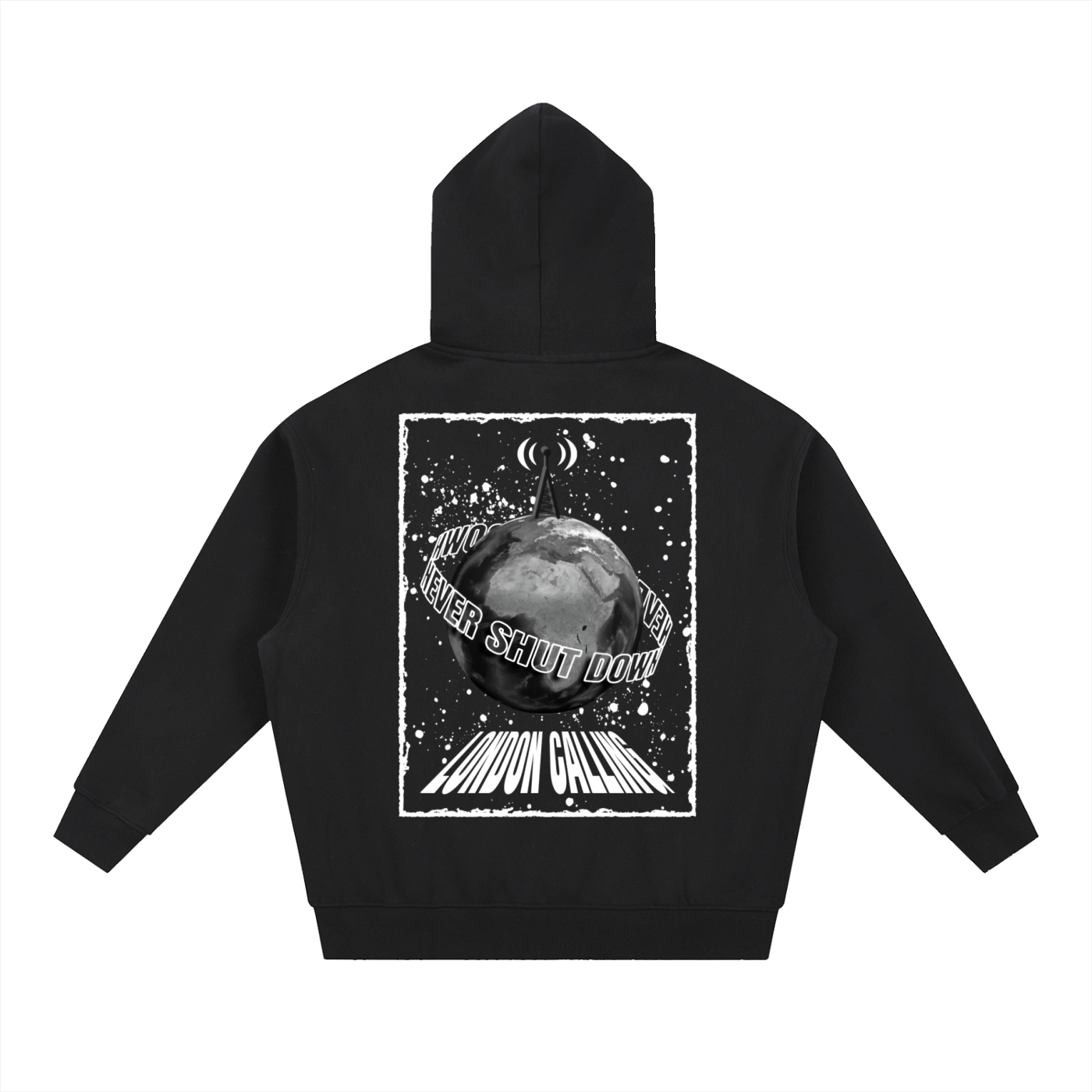 Essential Oversized Boxy Fit Fleece Hoodie