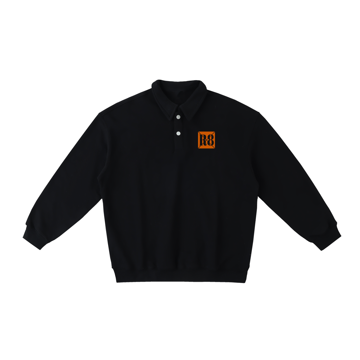 Heavyweight Polo-Collar Sweatshirt