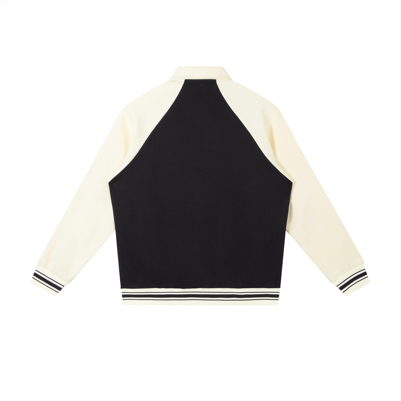 Contrast Raglan Sleeve Baseball Jackets