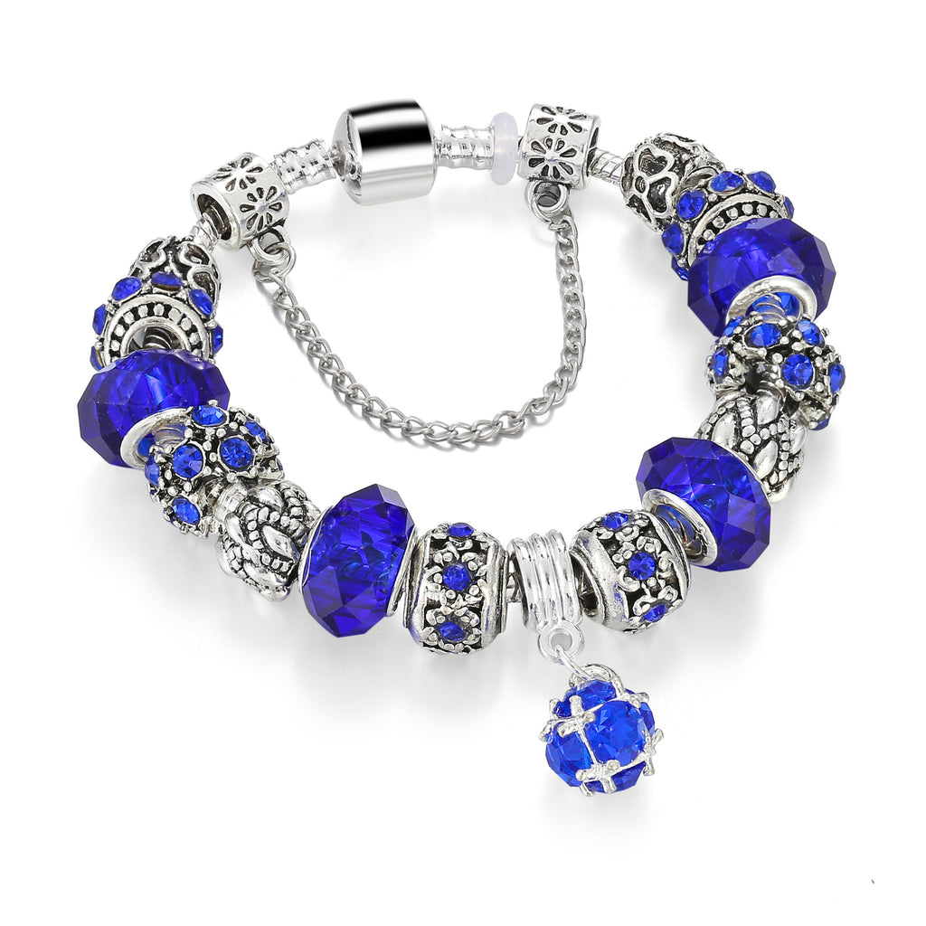 Crystal Bead Bracelet Alloy Style For Women