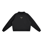 Essential Fleece Mid-Neck Crew Sweatshirt