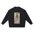 Knitted Round Neck Oversize Sweatshirt