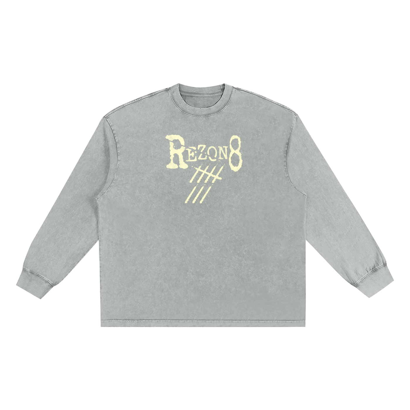 Snow Washed Frayed Edge T-Shirt