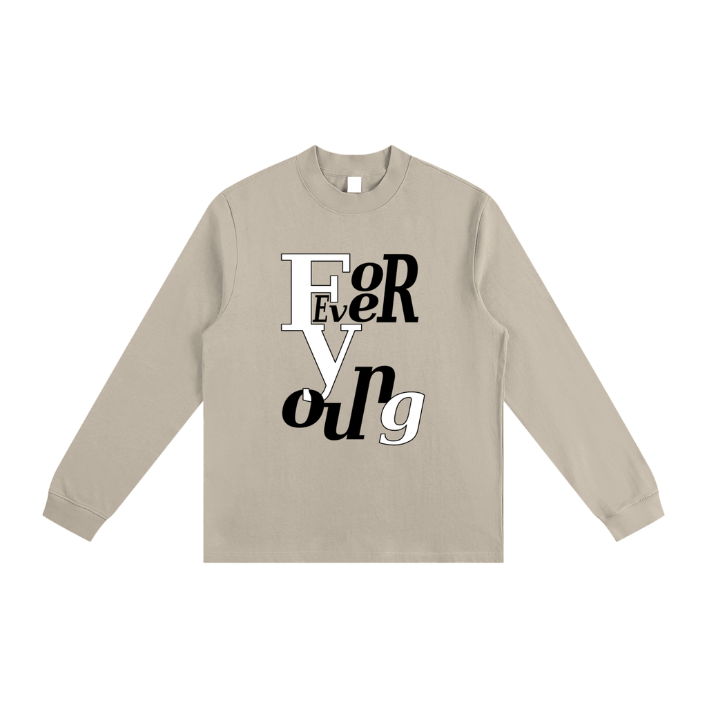 Essential Non-Shrink Mock Neck Sweatshirt