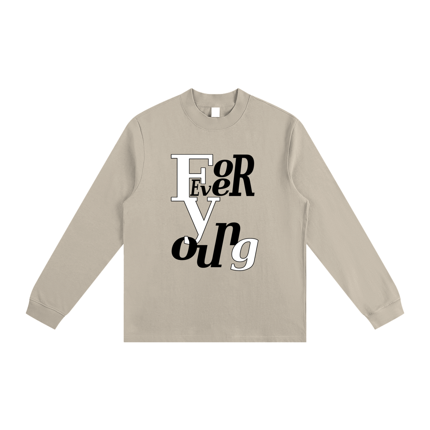 Essential Non-Shrink Mock Neck Sweatshirt