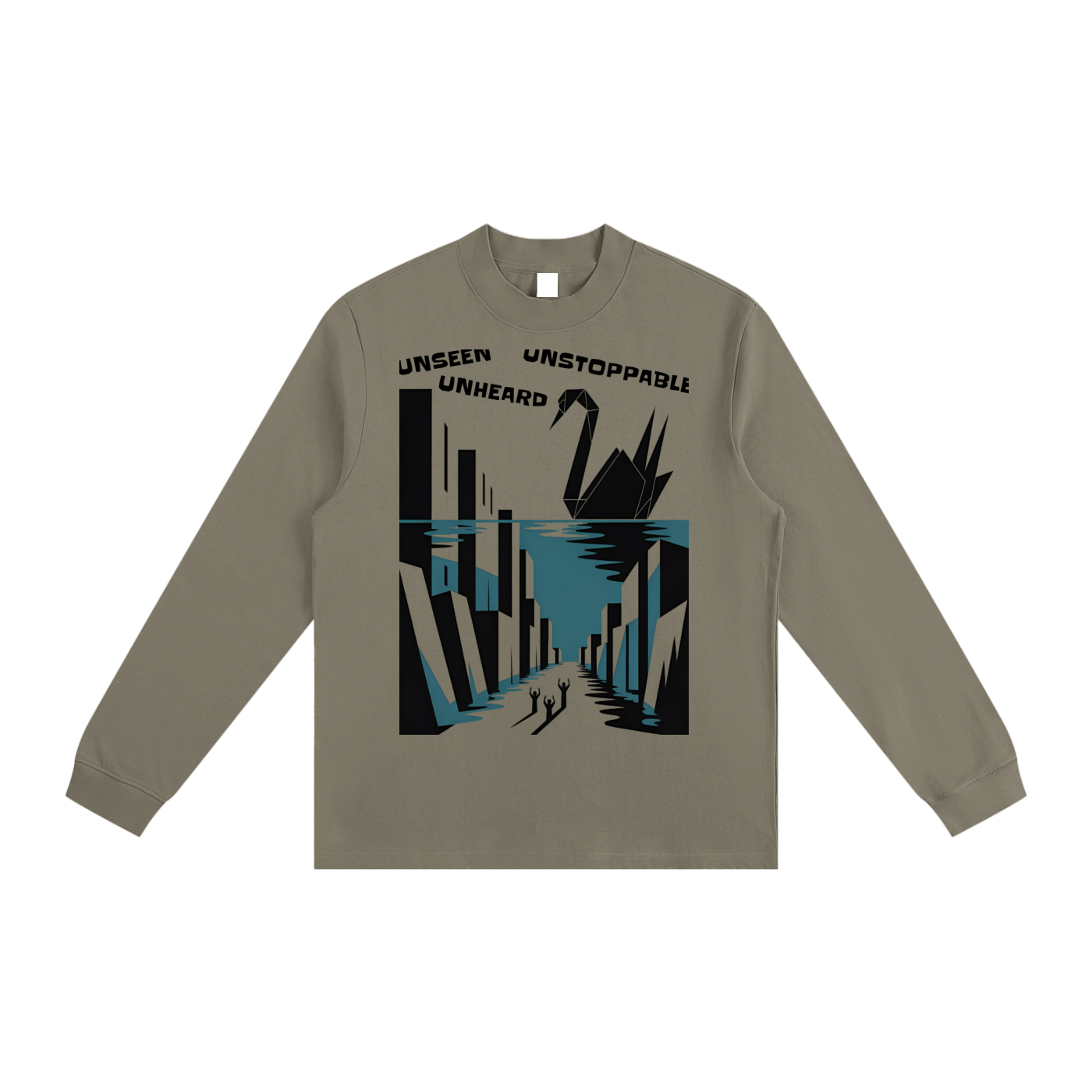 Essential Non-Shrink Mock Neck Sweatshirt