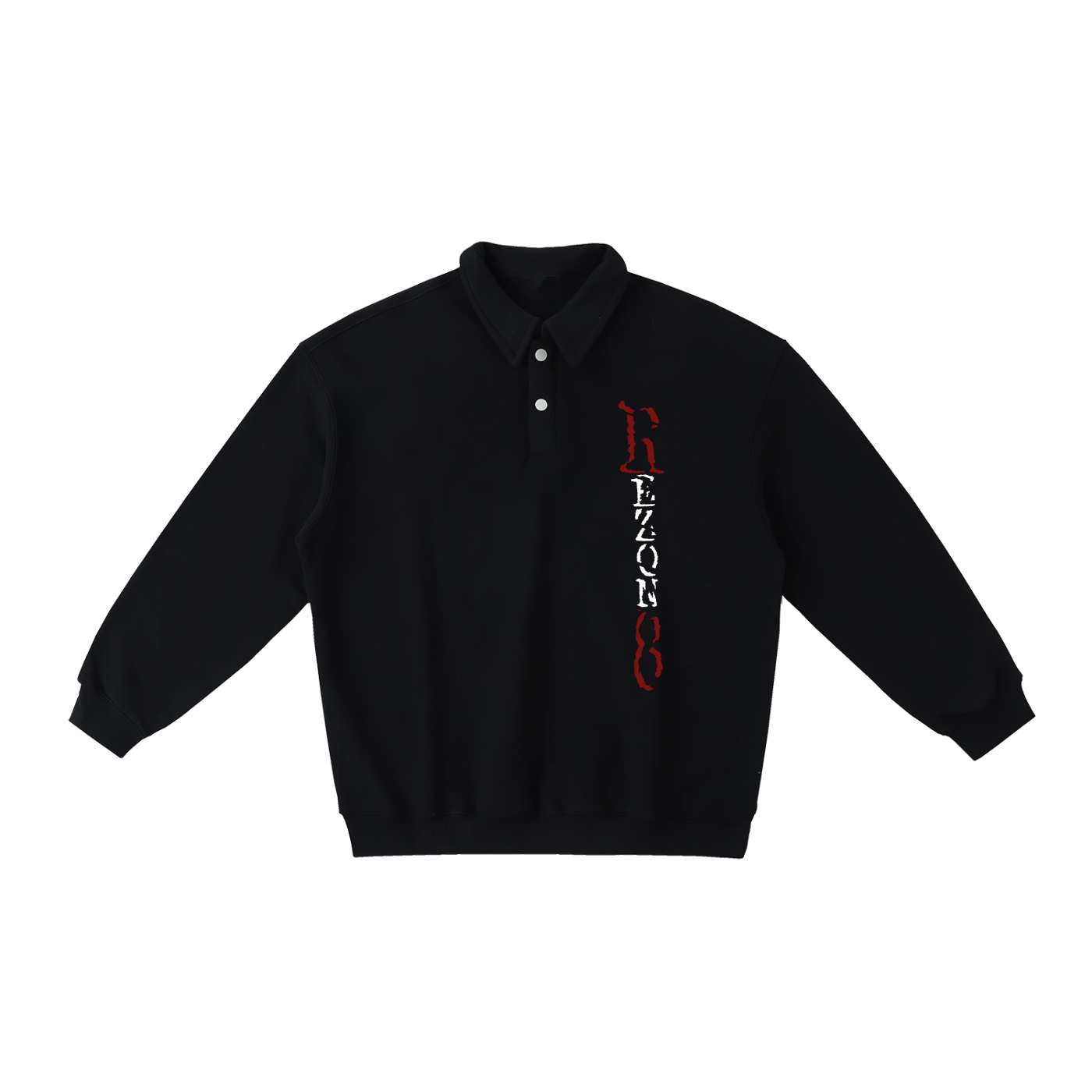 Heavyweight Polo-Collar Sweatshirt