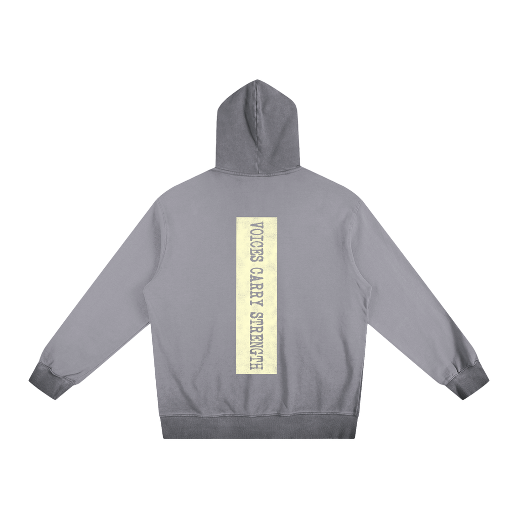Ombre Stone Washed Colorpointed Hoodie