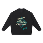 Knitted Round Neck Oversize Sweatshirt