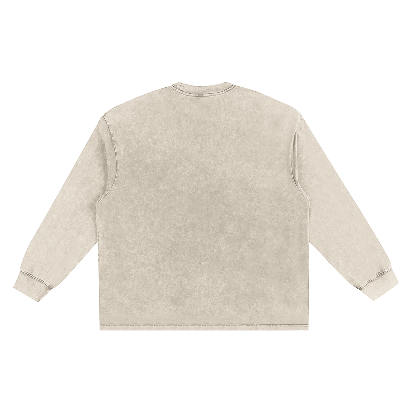 Snow Washed Frayed Edge longsleeve T-Shirt