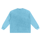 Snow Washed Frayed Edge longsleeve T-Shirt