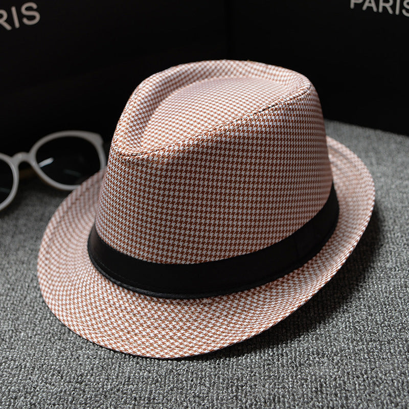 Sun Hats For Men Houndstooth style