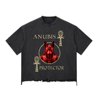 Snow Wash Raw-Hem Boxy T-shirt