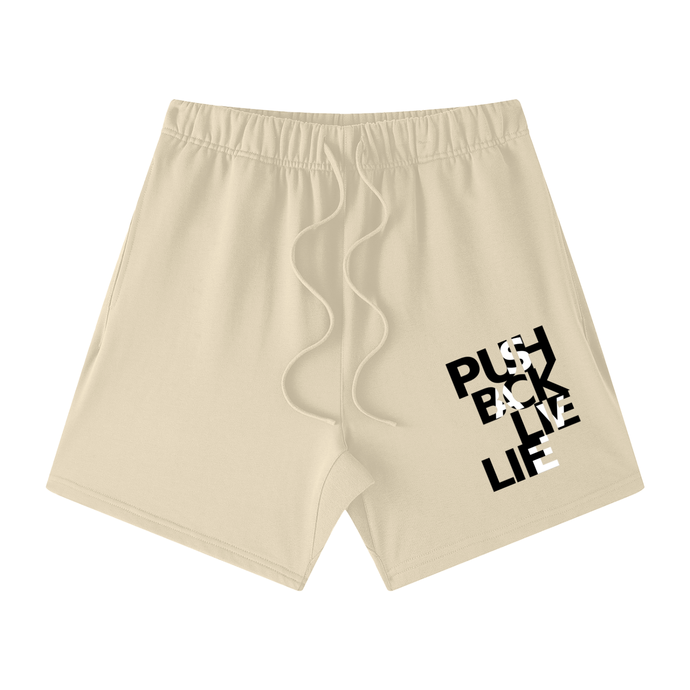 Unisex Earth Tone Loose Fit Cotton Shorts