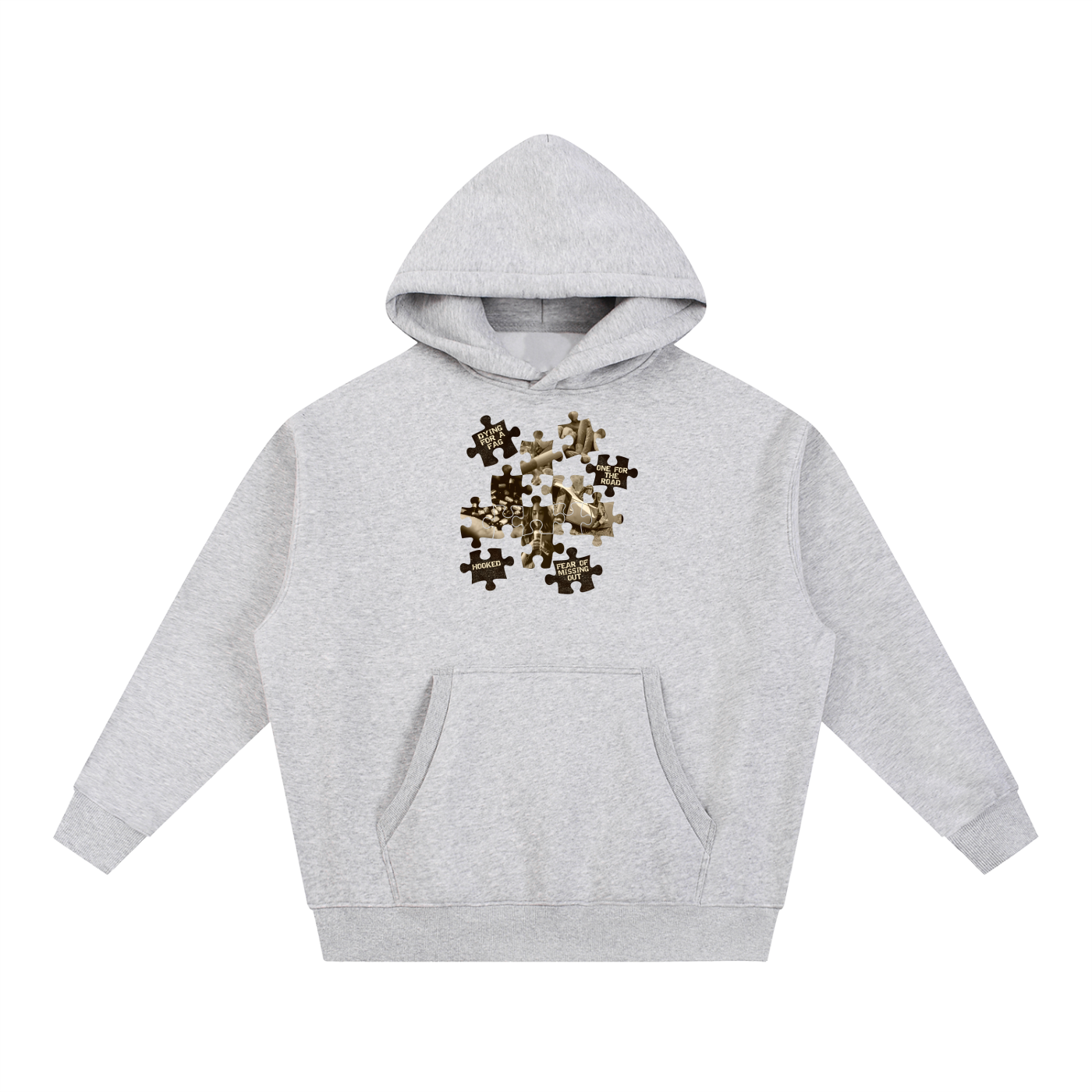 Essential Oversized Boxy Fit Fleece Hoodie