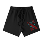 Unisex Earth Tone Loose Fit Cotton Shorts