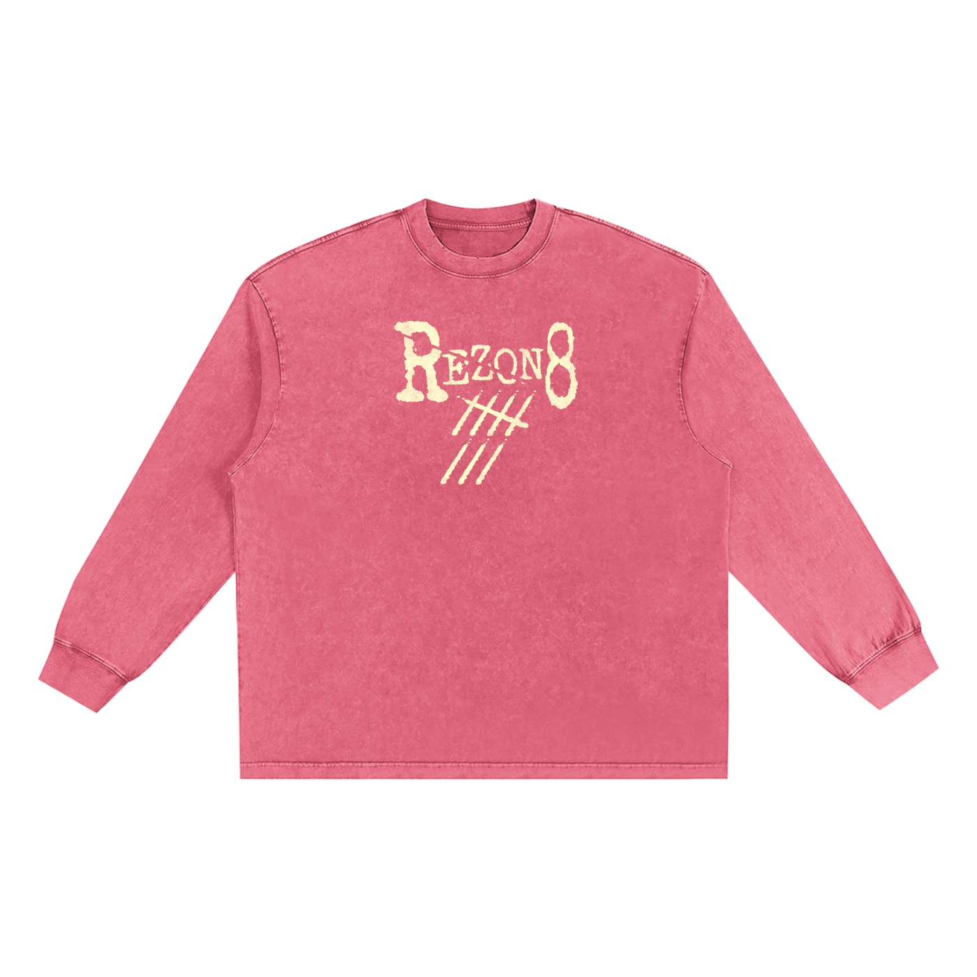 Snow Washed Frayed Edge T-Shirt