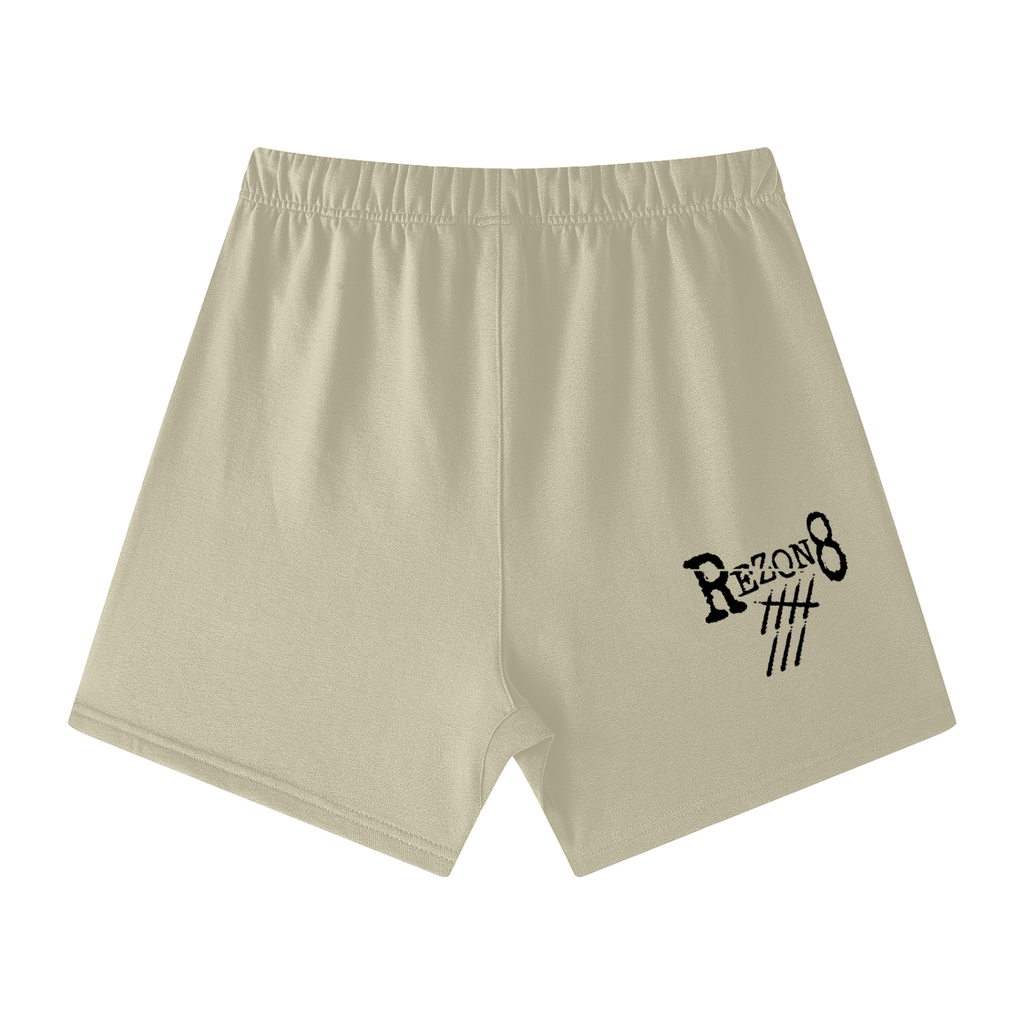Unisex Earth Tone Loose Fit Cotton Shorts