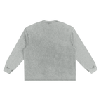 Snow Washed Frayed Edge longsleeve T-Shirt