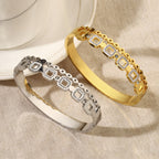 Stainless Steel Electroplated Bracelet For Women