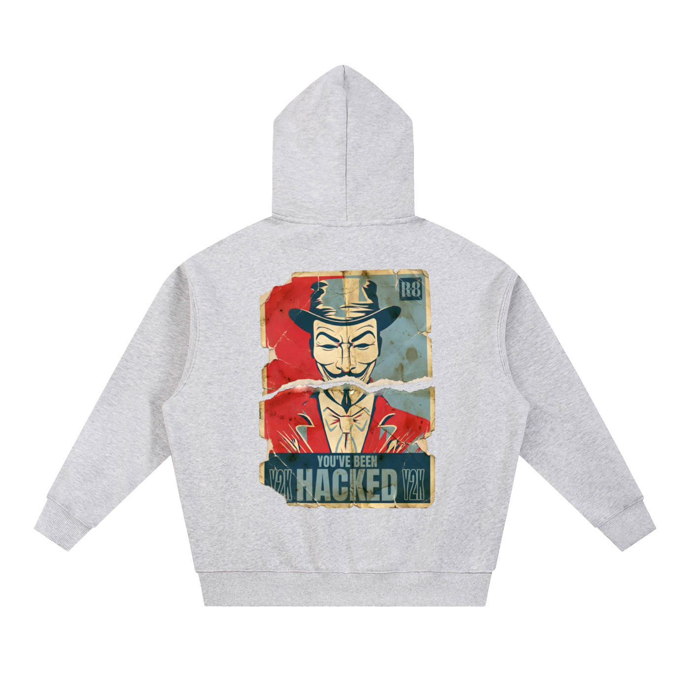 Essential Oversized Boxy Fit Fleece Hoodie