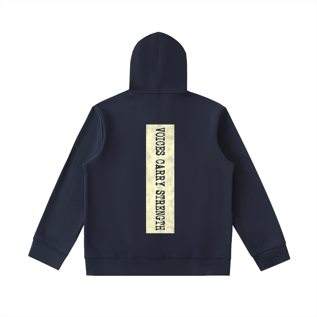 Essential Heavyweight High Neck  Zip-Up Hoodie