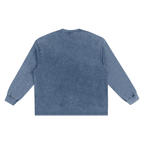 Snow Washed Frayed Edge longsleeve T-Shirt