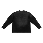 Sunfade Hand-Frayed Faux Two-Piece longsleeve T-Shirt